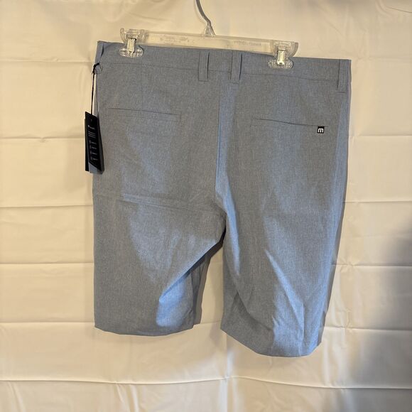 Travis Mathew NWT Men’s 33 Beck Shorts Blue Performance Golf Lightweight Stretch - Picture 7 of 9